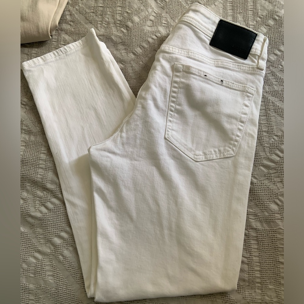 Mavi White Jeans Straight Fit